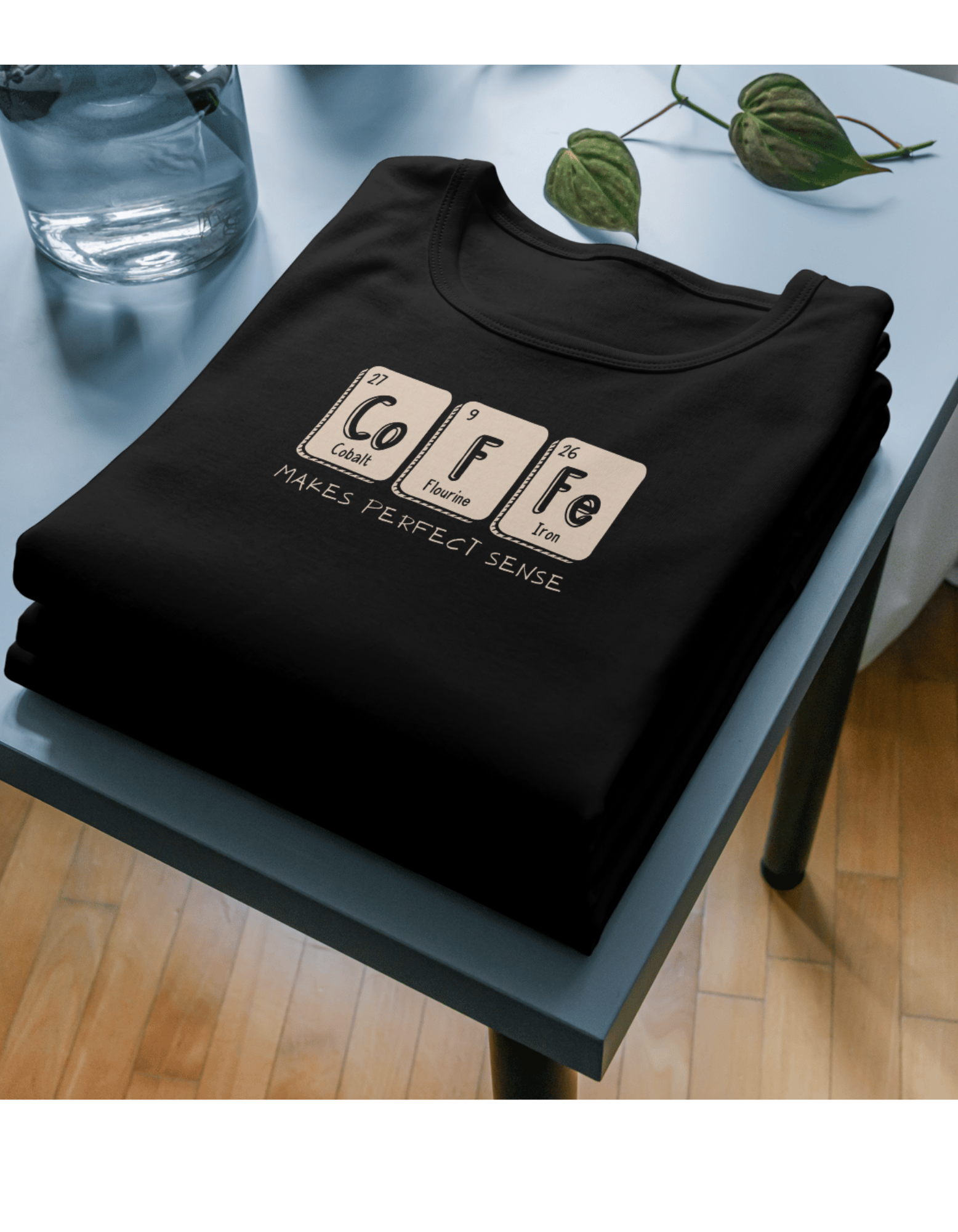 Black T-shirt Coffee time