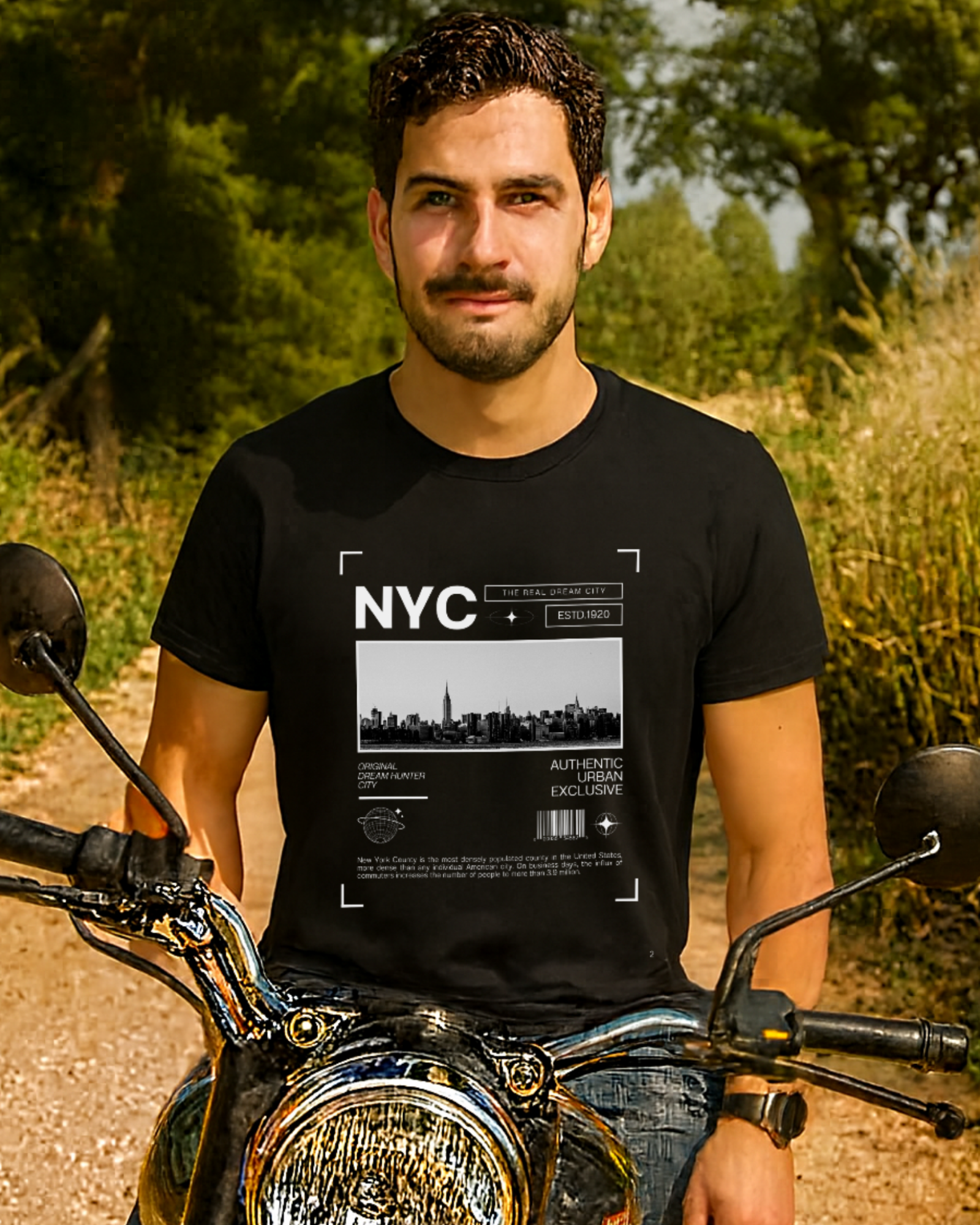 Stylish NYC Black T-shirt