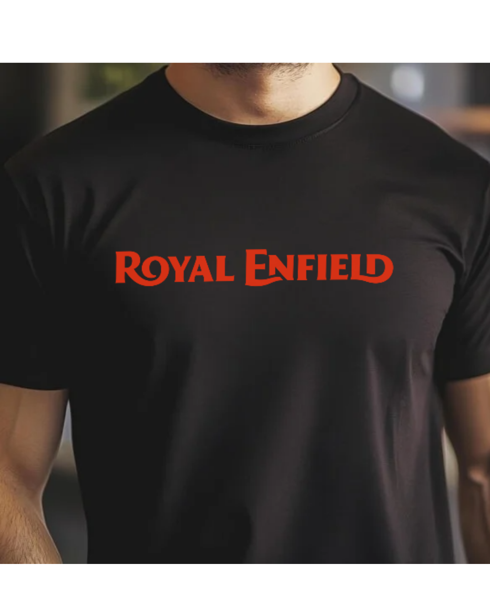 Classic Black Color Royal Enfield T-Shirt
