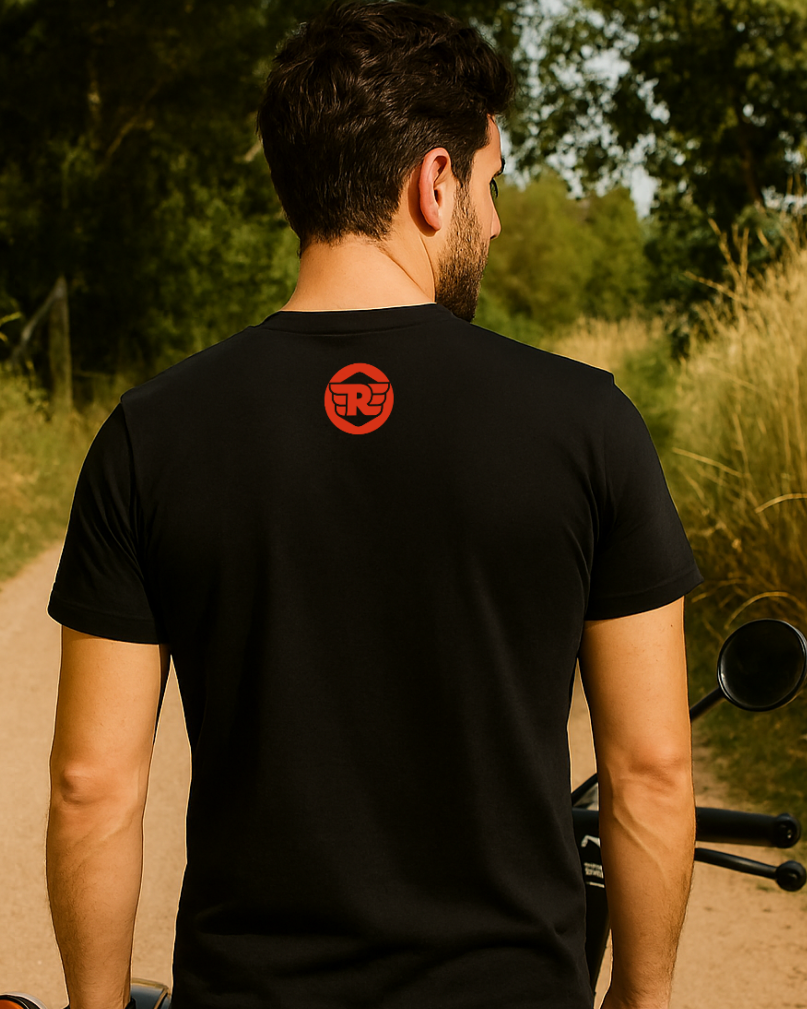 Classic Black Color Royal Enfield T-Shirt